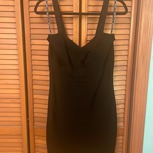 NWT Herve Leger bandage dress in black.
